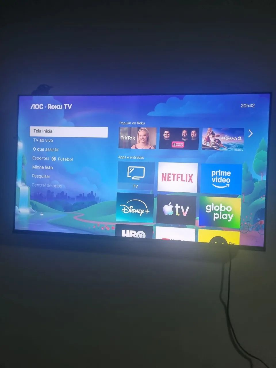 Smart TV 50 Roku UHD 4K AOC - Foto 2