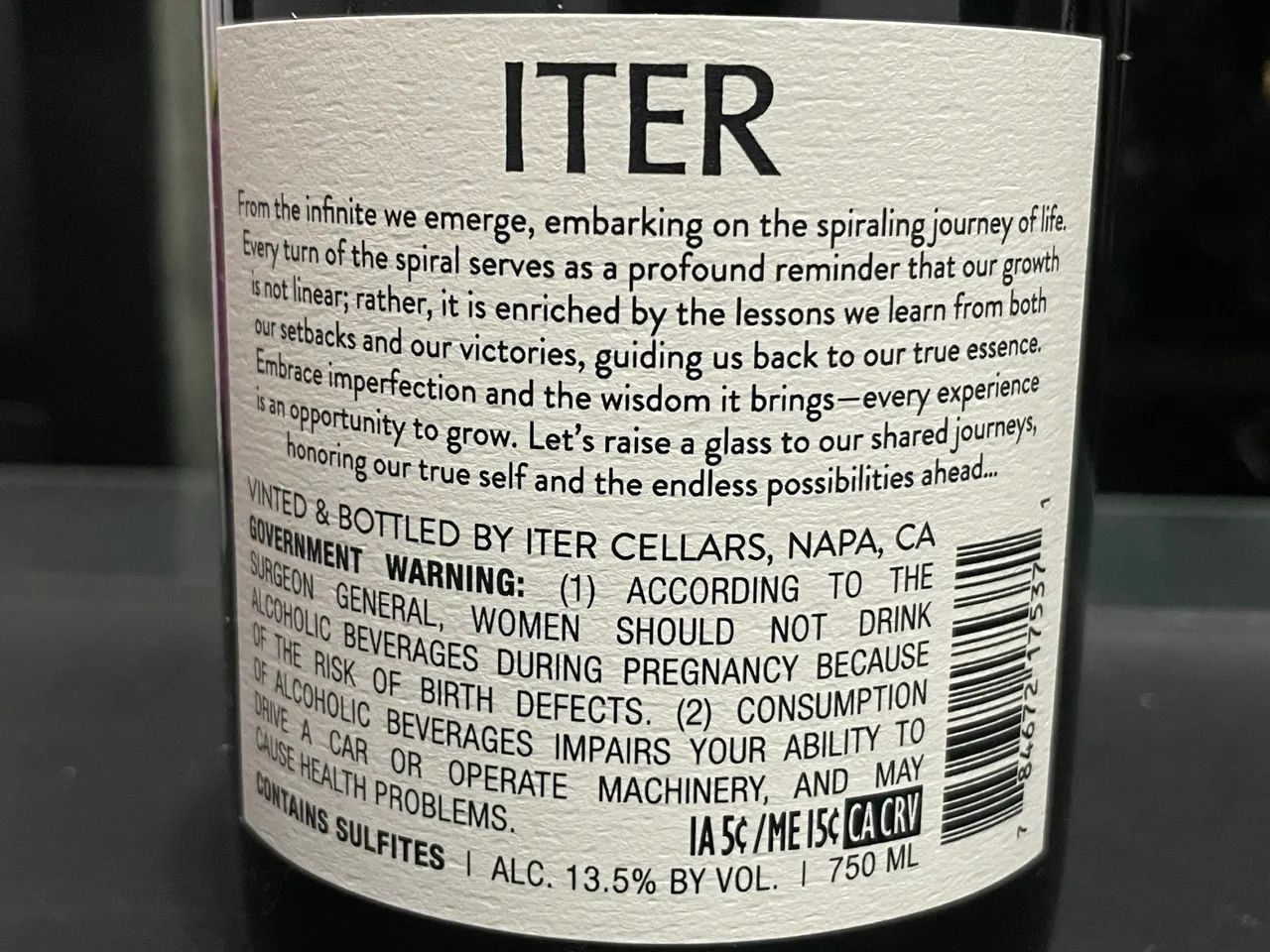 Vinho tinto Iter Pinot Noir  - Foto 2