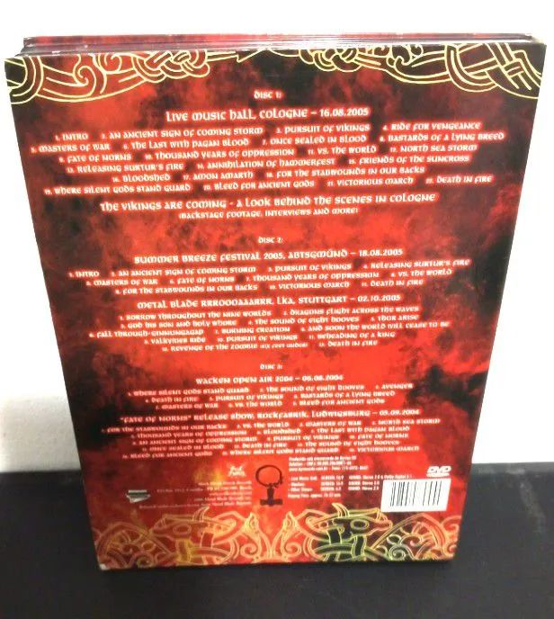 Dvd - Amon Amarth - Wrath of the Norsemen - triplo - Nacional - em