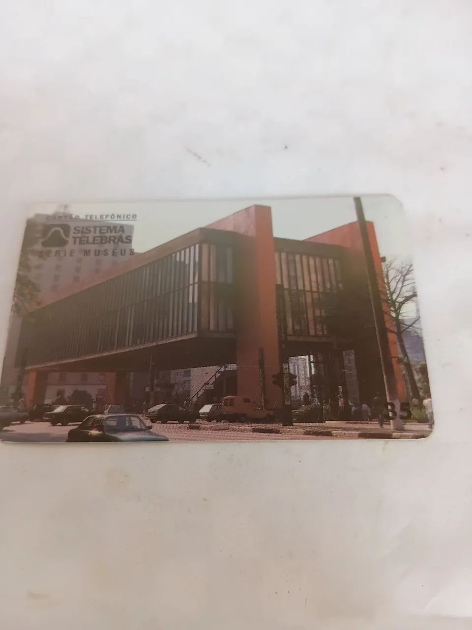 Cartão telefônico MASP raro