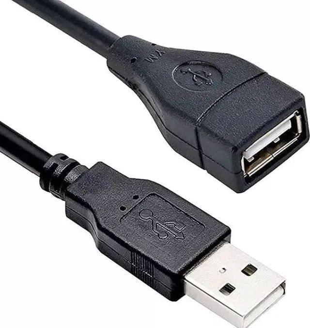 Cabo Extensor USB Macho Fêmea 3M USB 2.0 c/ Filtro 3 Metros 