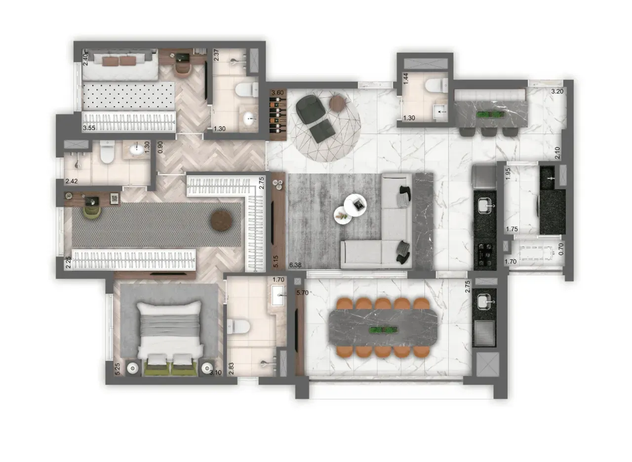 PLANTA 120m²