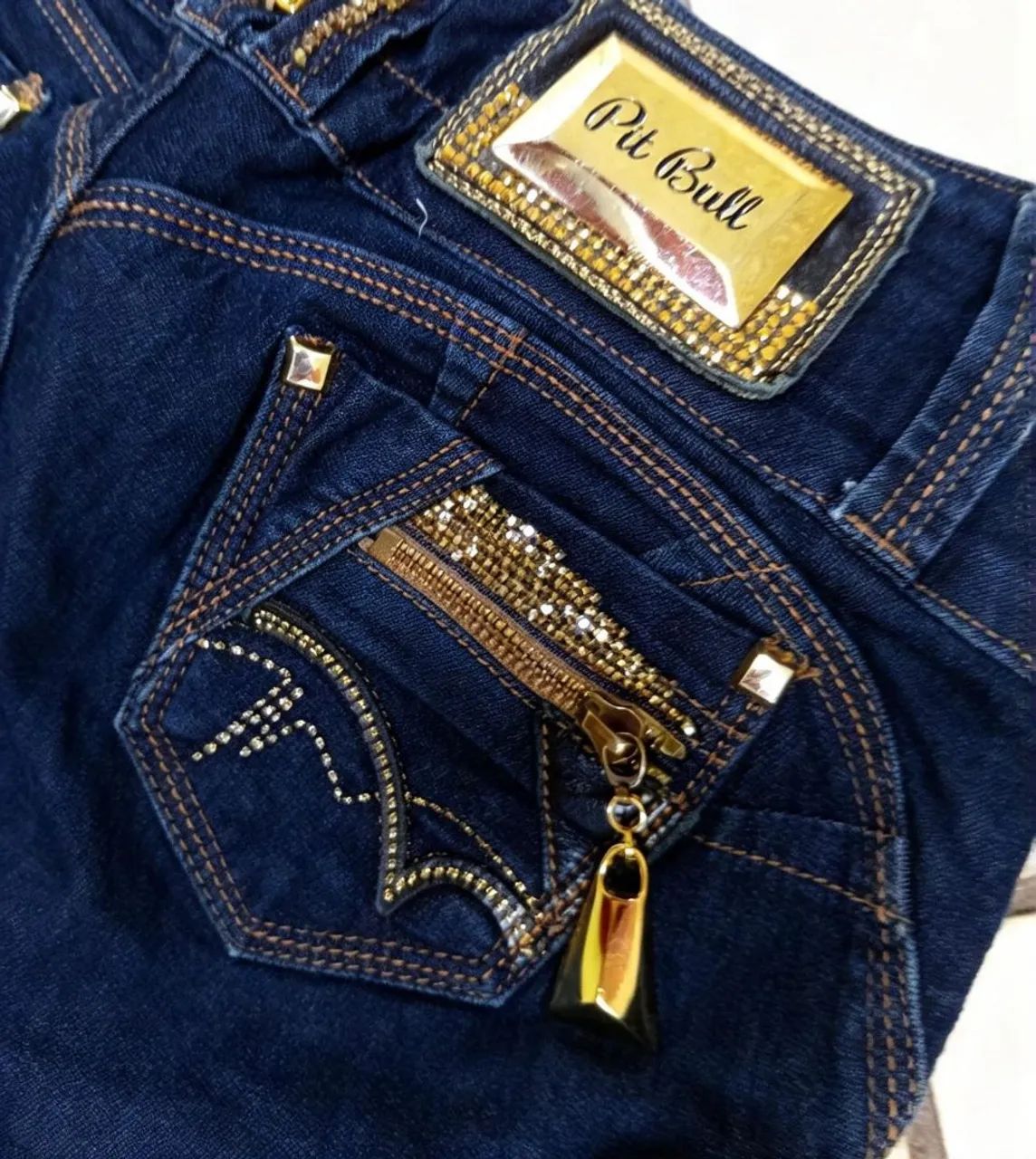 Calça jeans pit bull n42 modelo empina bumbum  - Foto 5