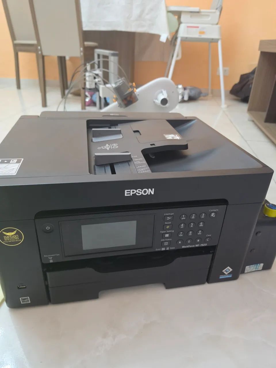 Impressora WF7820 com bulk ink