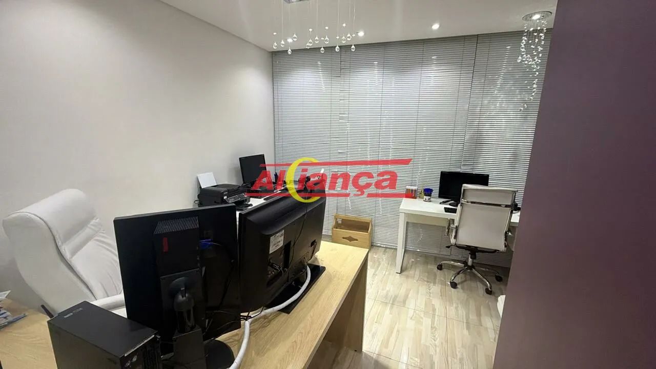 Sala comercial 40m² mobiliada com entrada privativa e sacada - Jardim Bom Clima, Guarulhos - Foto 3