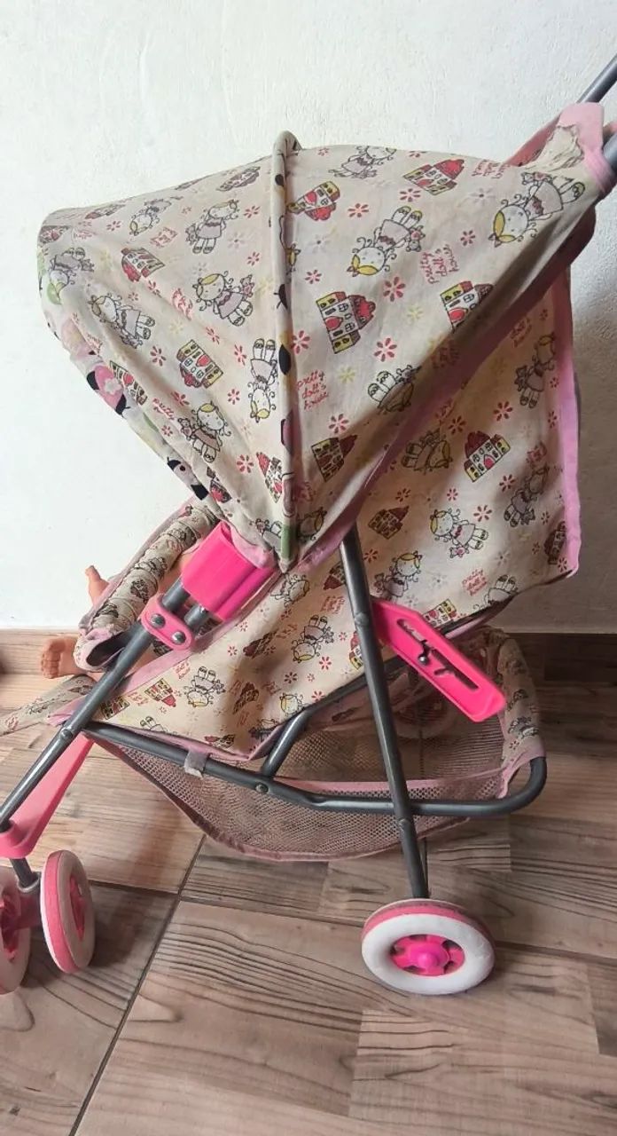 Carrinho de boneca + boneca  - Foto 4