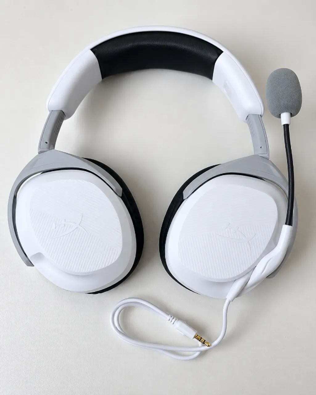 Headset HyperX Cloud Stinger 2 Branco PS5 PS4 - Foto 2