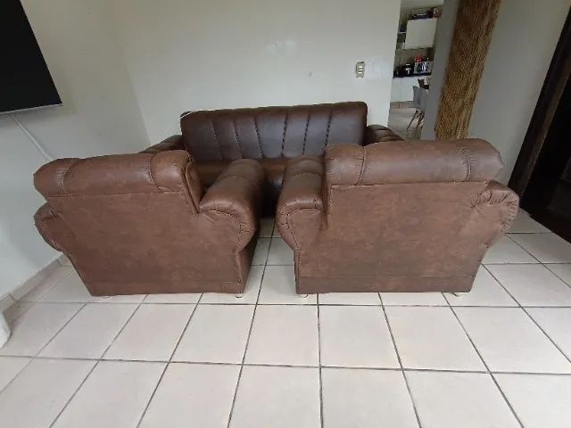 Conjunto sofá 3 peças  - Foto 4
