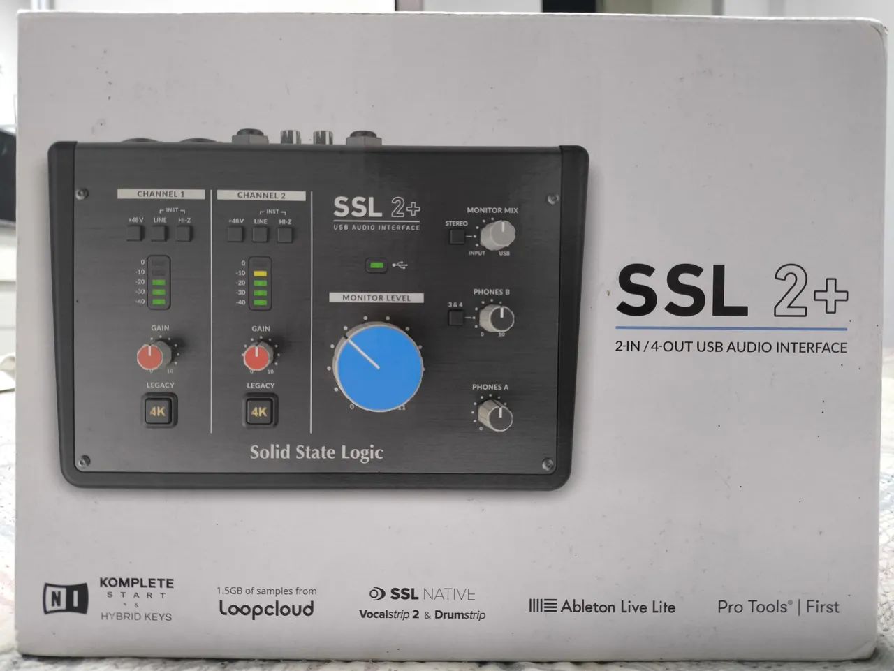 Interface de áudio Solid State SSL2+ Preto - Foto 5
