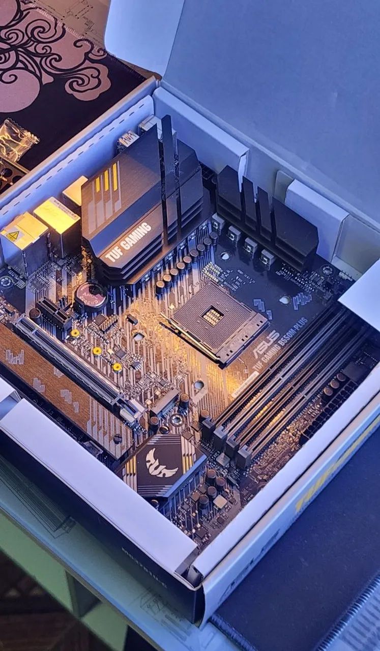 Placa mãe B550m tuf nova - Foto 3