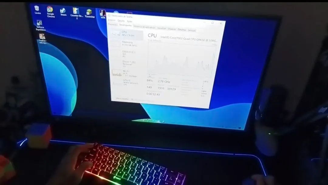 Pc + Teclado + Mouse