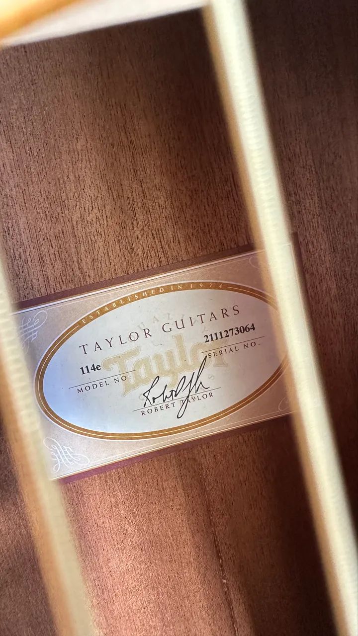 Violão Taylor 114e como novo com case - Foto 5