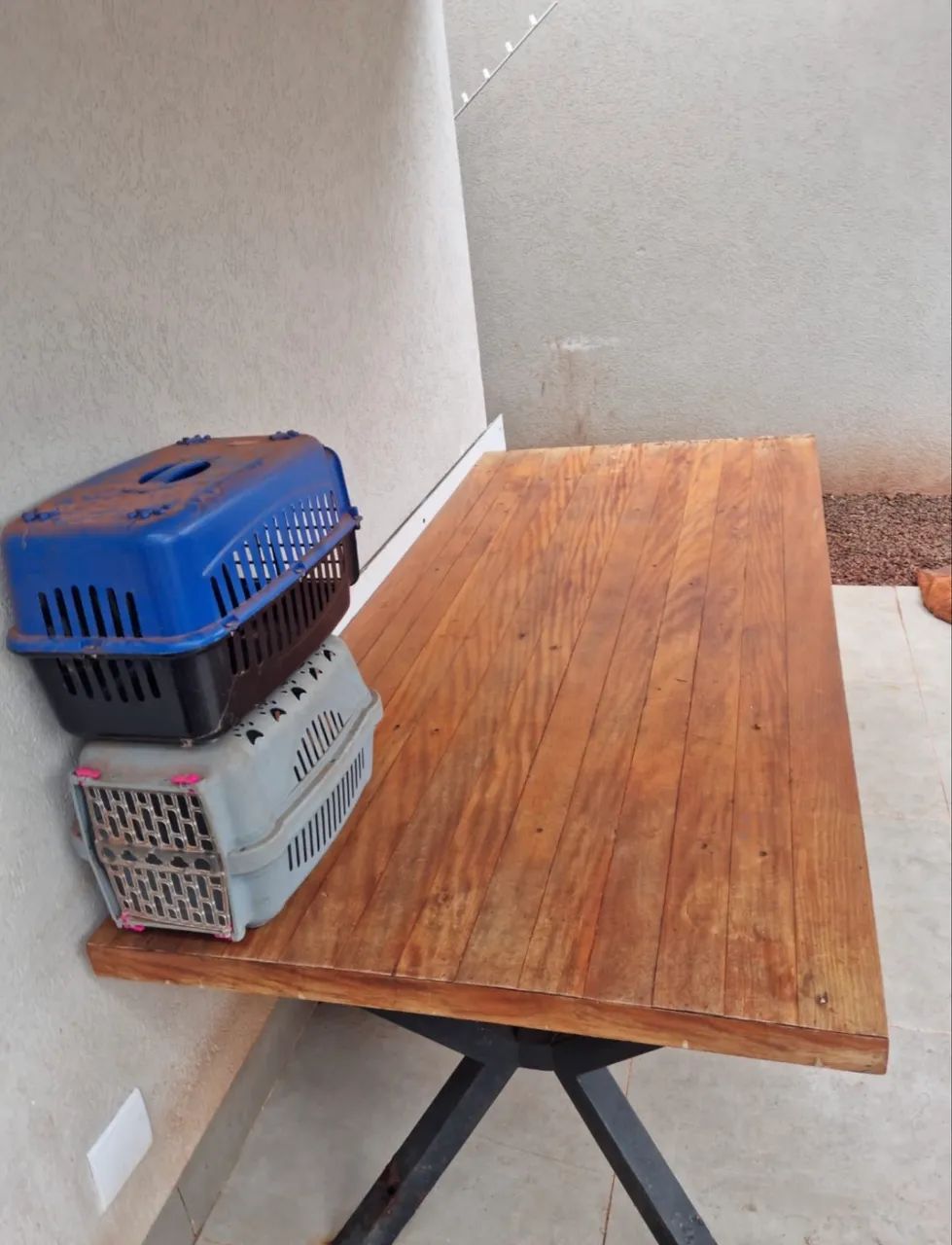 Mesa de madeira maciça  - Foto 3