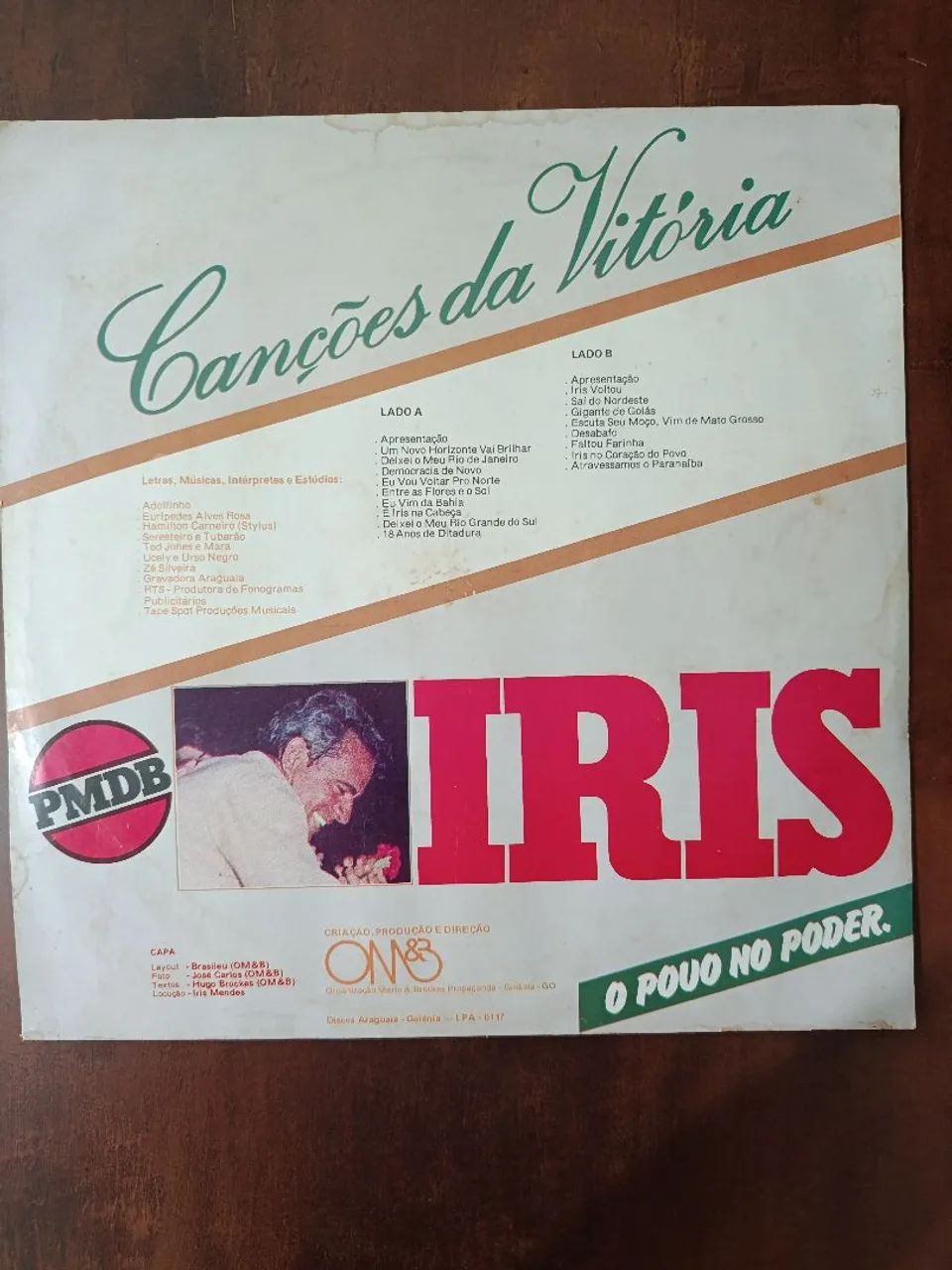Iris Rezende - O povo no poder / LP disco de vinil  - Foto 2