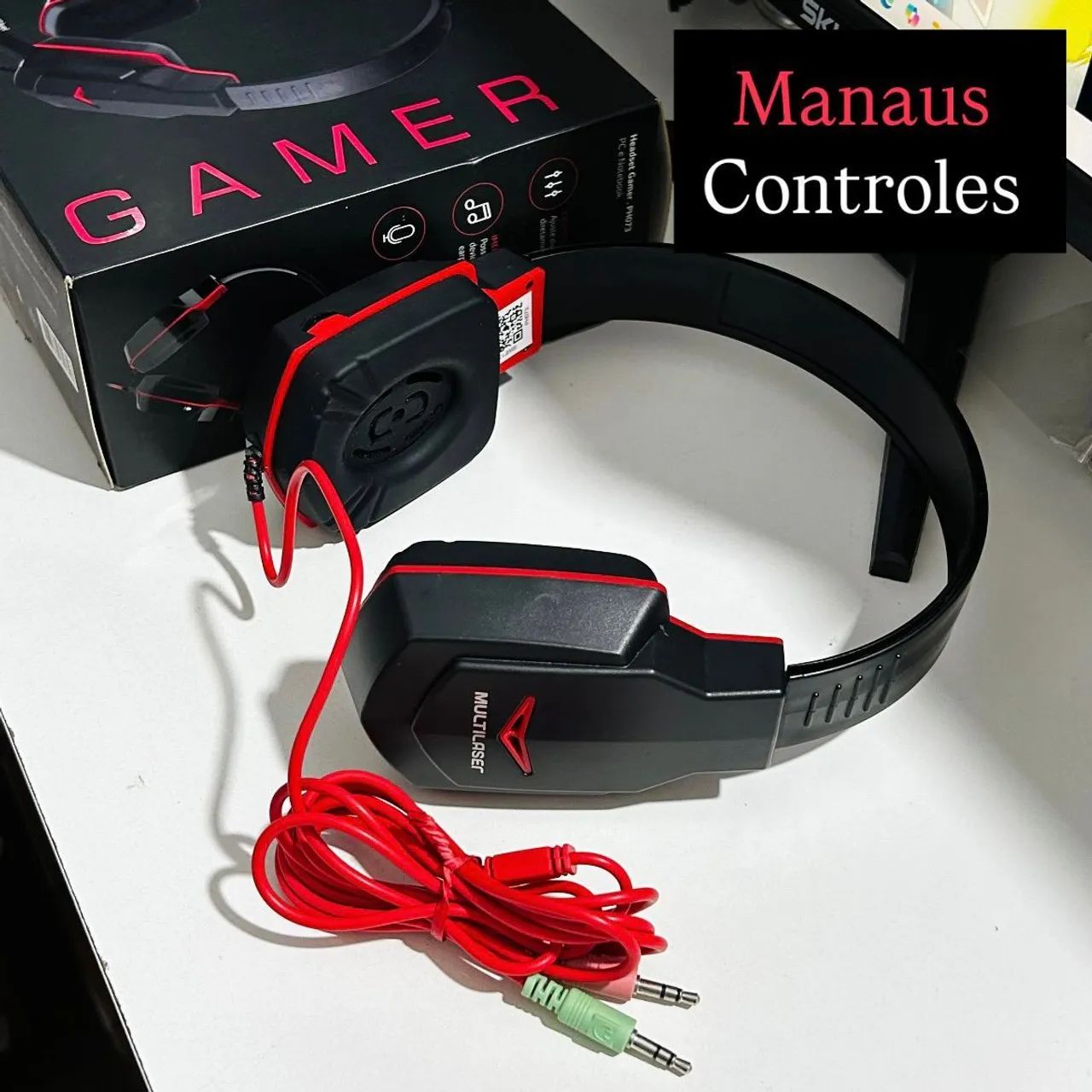 Fone Gamer Multilaser para Computador com Microfone