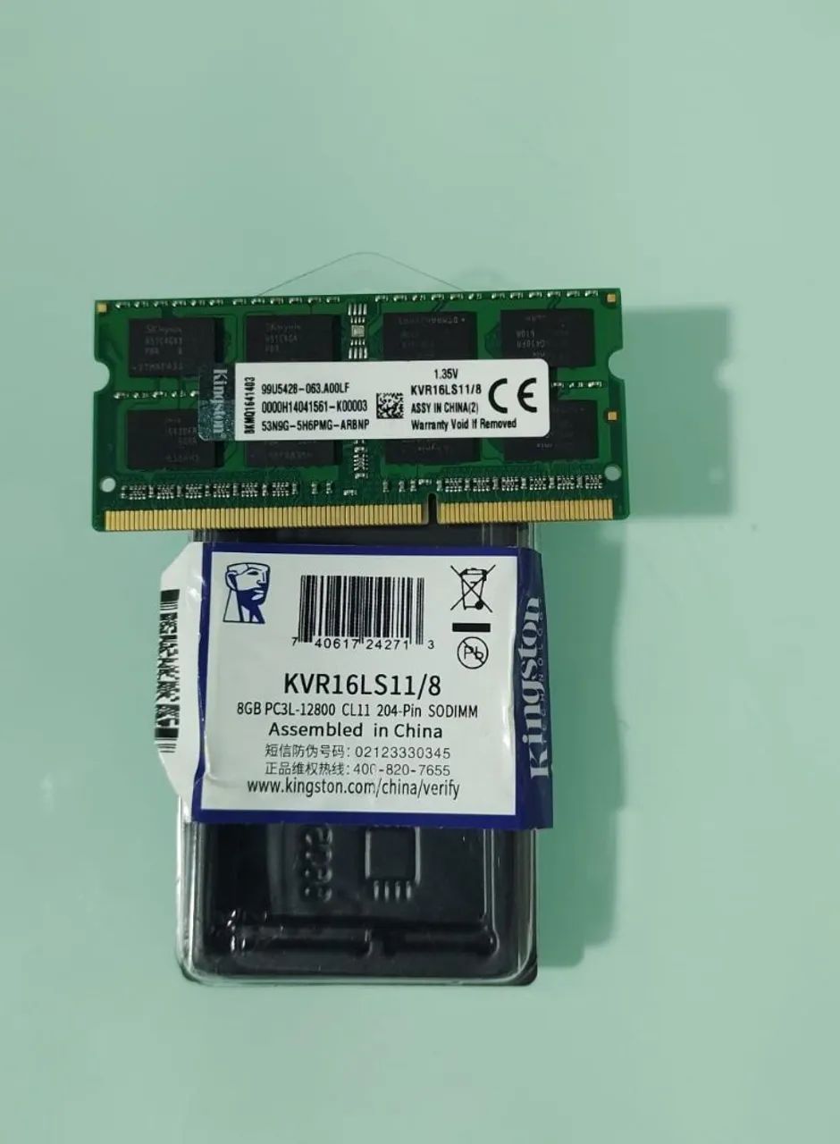 Memória ram notebook 8gb ddr3 1600mhz - Foto 2