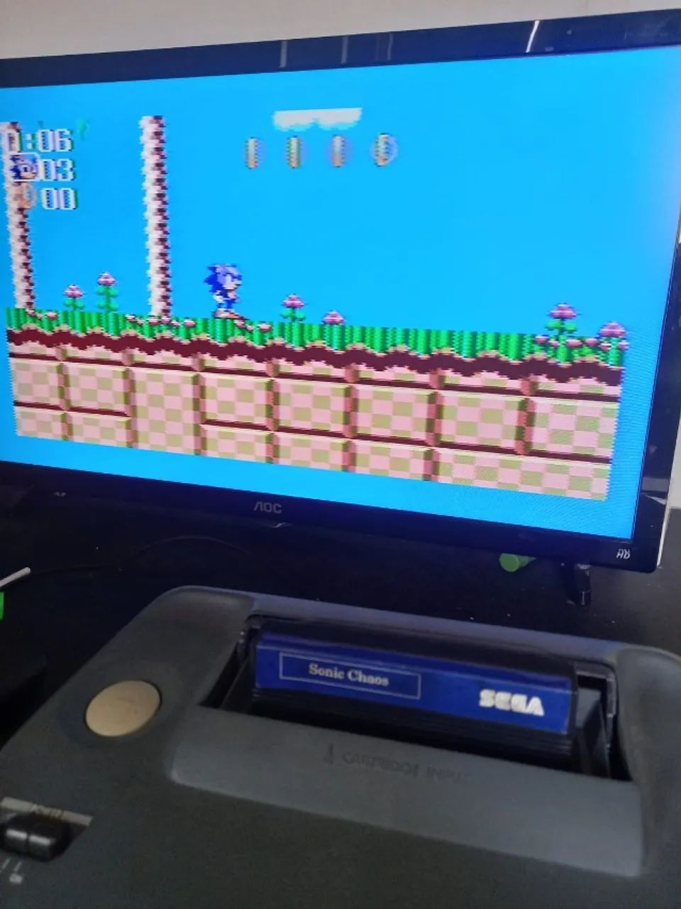 Sonic Chaos - The Hedgehog Master System - Foto 5