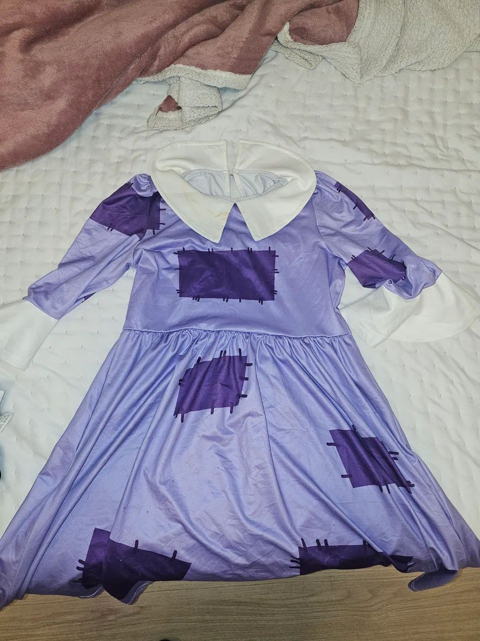 Cosplay ragatha digital circus vestido e peruca tamanho p