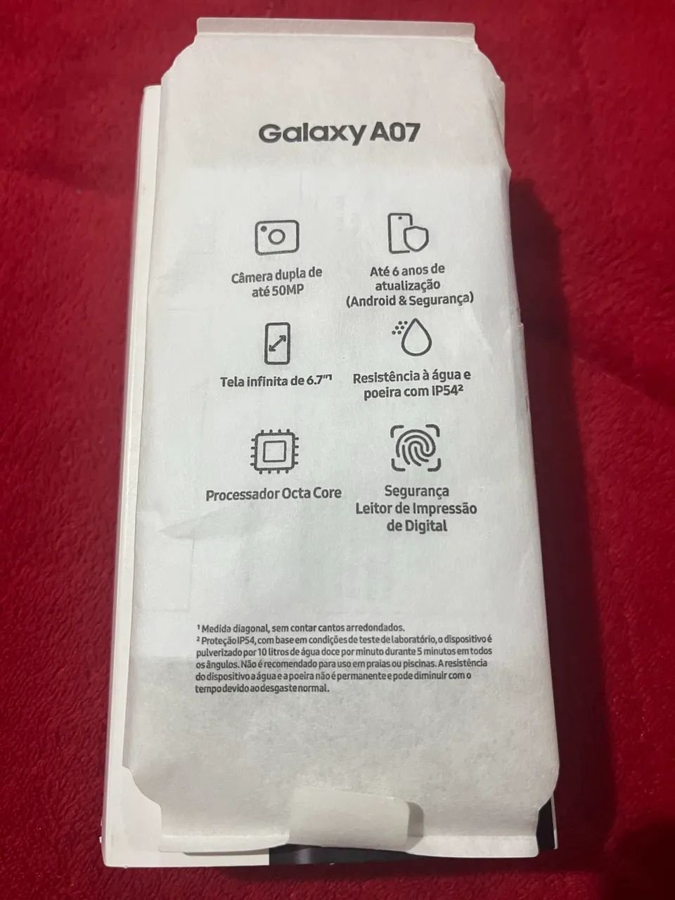 Galaxy a07 256 GB novinho  - Foto 2