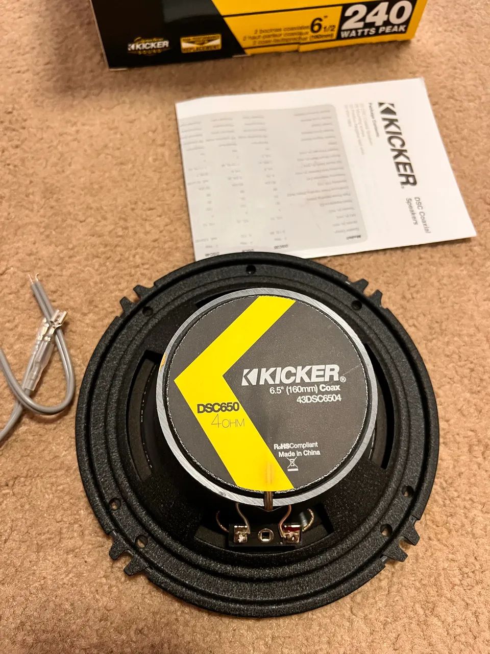 Kicker 6 polegadas novo  - Foto 4