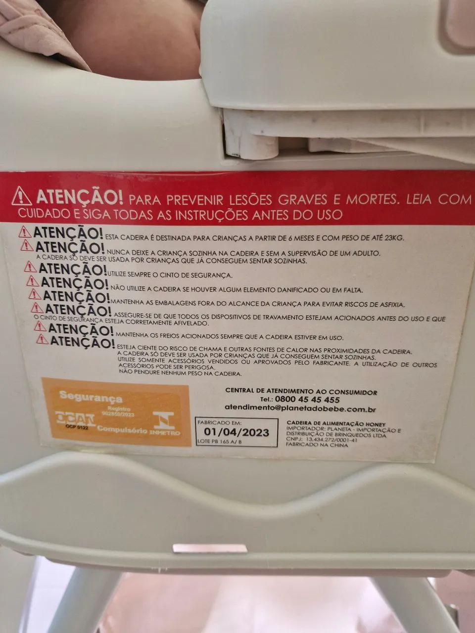 Cadeirinha de alimentação  - Foto 5