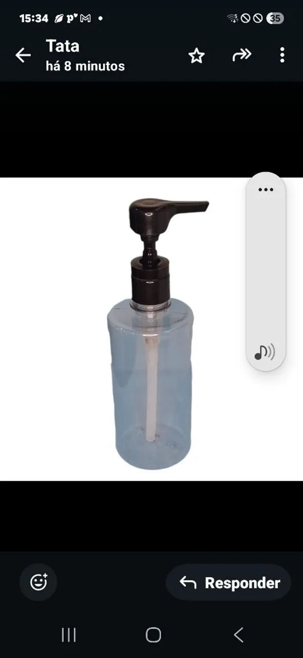 Frasco 500ml com valvula pump super luxo - Foto 3