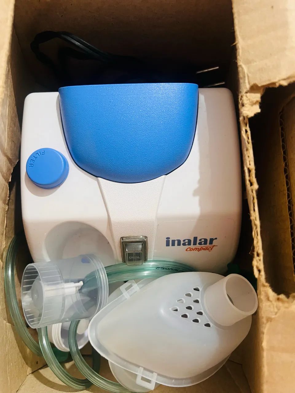 inalador inalar compact ns seminovo e revisado bivolt manual 220/110volt