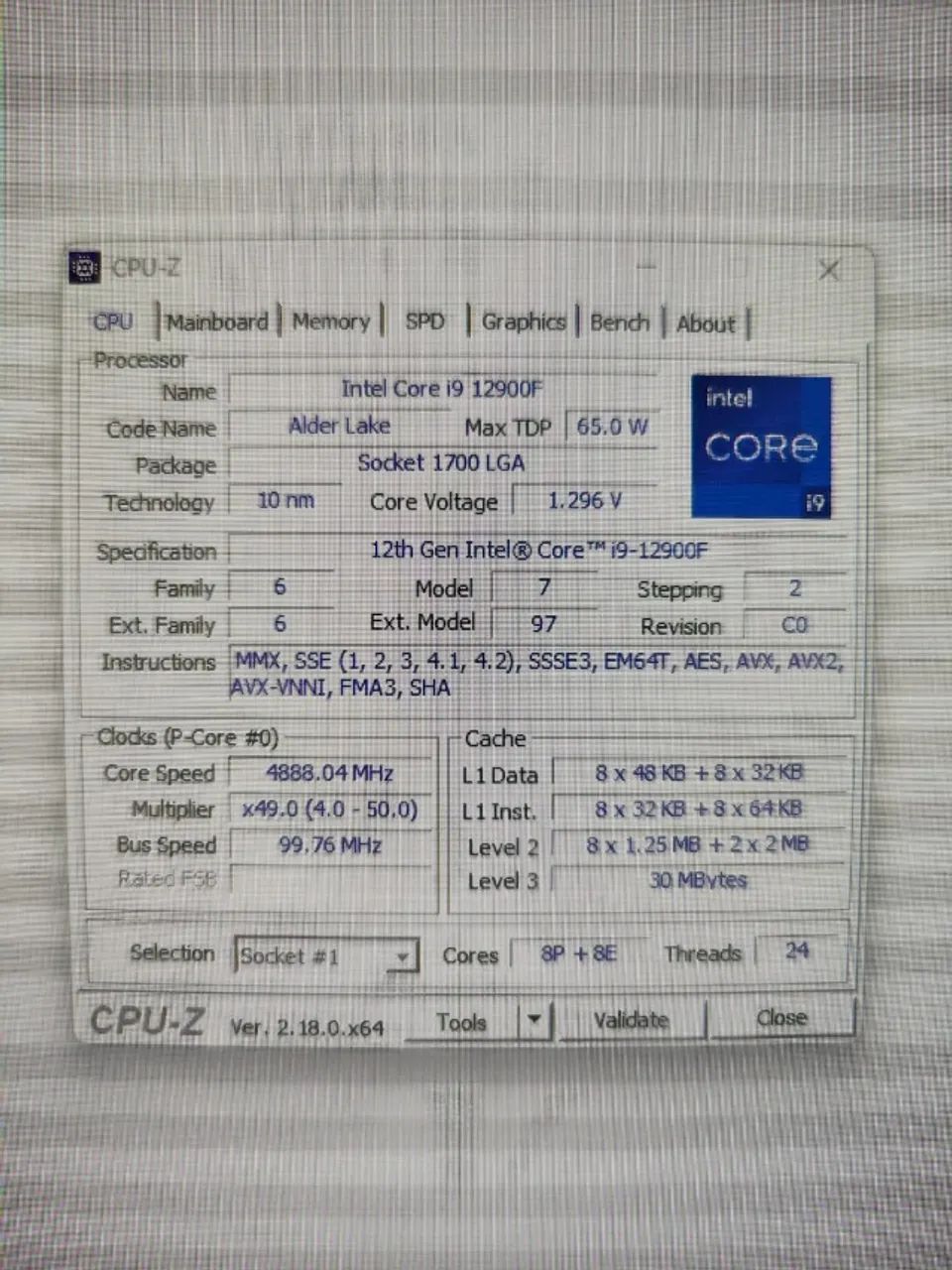 Processador Intel Core I9 12900F usado apenas 2 meses! Na Caixa! - Foto 2