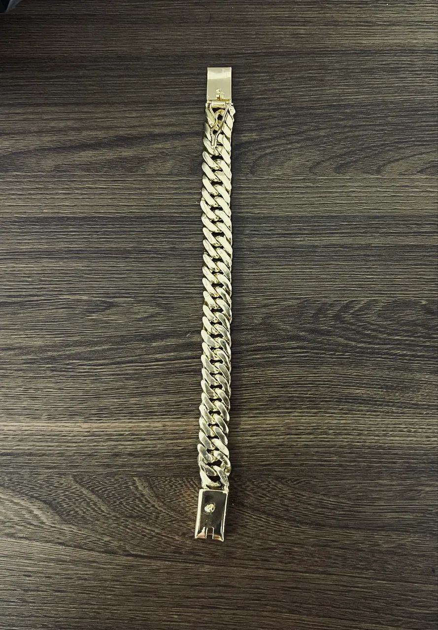 Pulseira Grumet Banhada a Ouro - Foto 2
