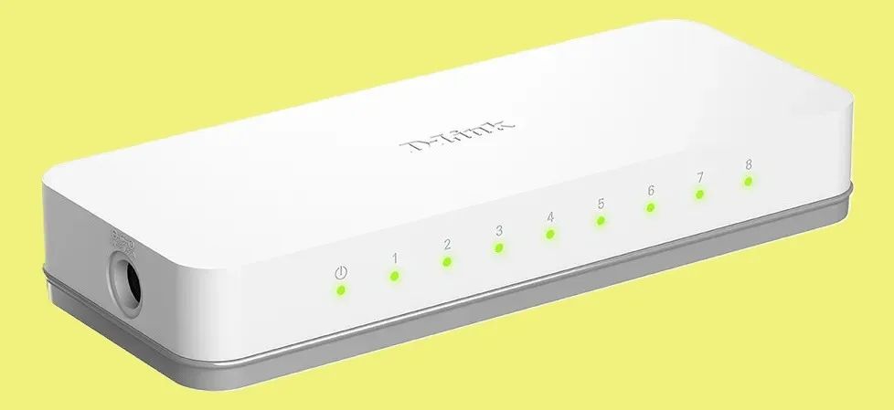 Switch de Rede TP-Link 8 Portas Ethernet TL-SF1008D Hub Internet P/ TV Box, PC, Videogame 