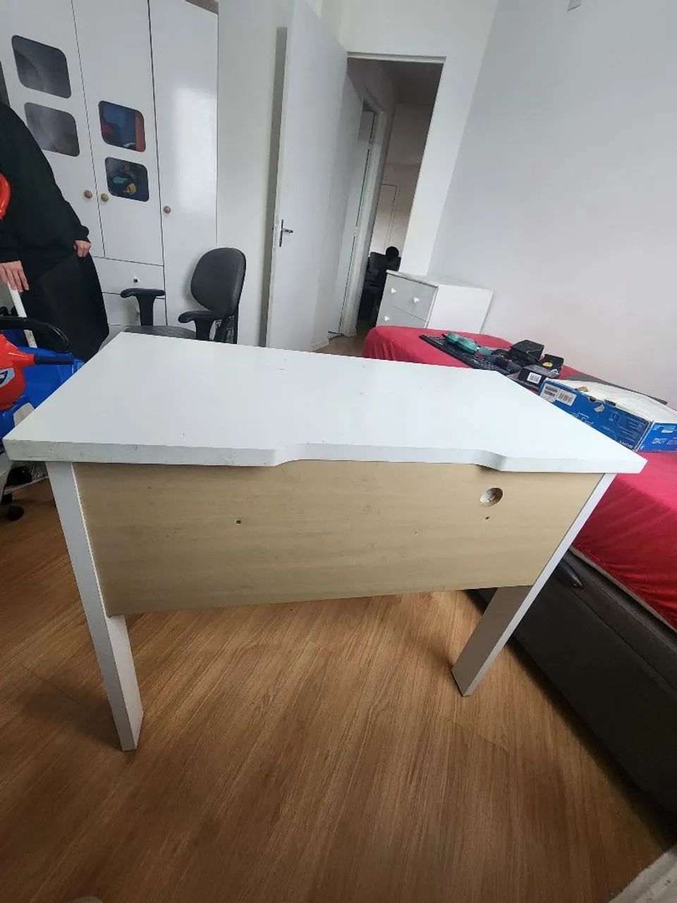 Mesa escrevaninha computador com gaveta  - Foto 4