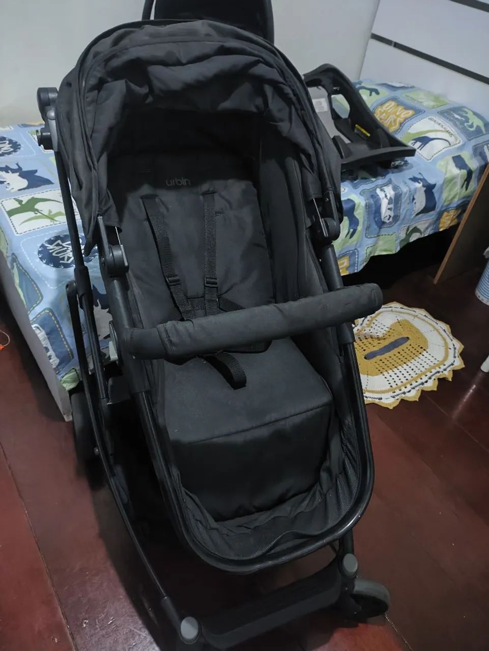 Carrinho Travel System URBINI IMPORTADO + Bebê Conforto + Base Veicular ? completo - Foto 6