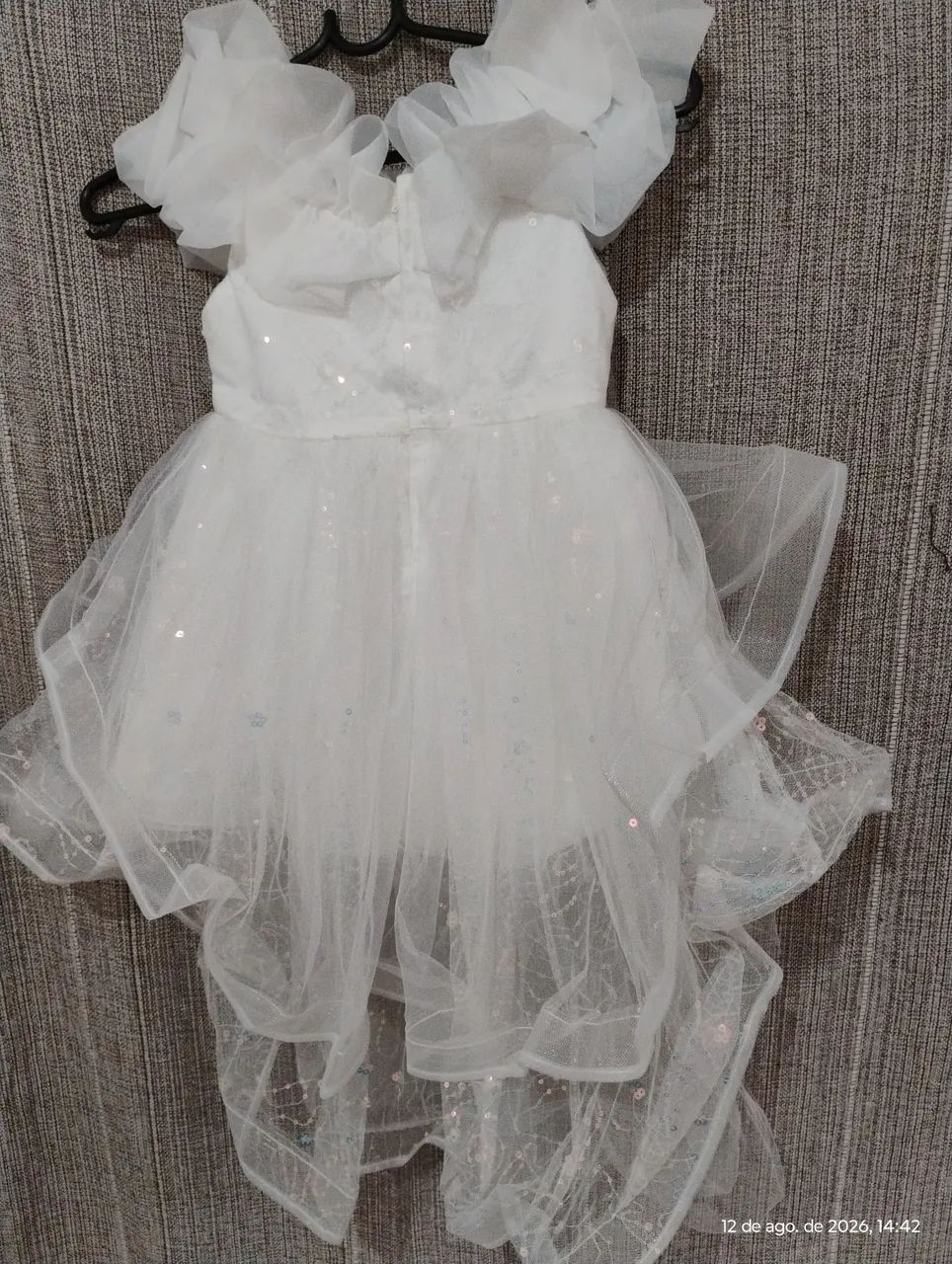 Vestido de festa branco infantil (daminha).casamento - Foto 4