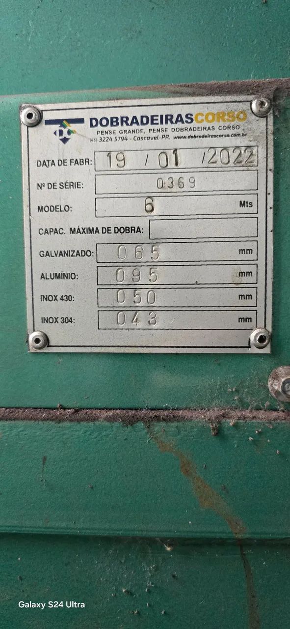 Dobradeira corso 6m - Foto 2