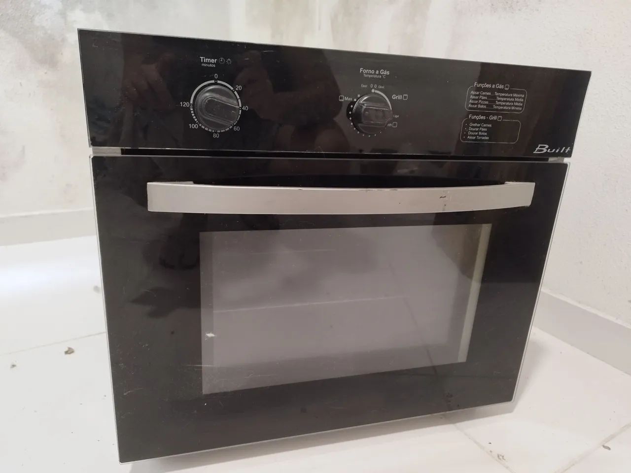 Forno a Gás de Embutir Built 50L com Grill - 220V - Sem Uso
