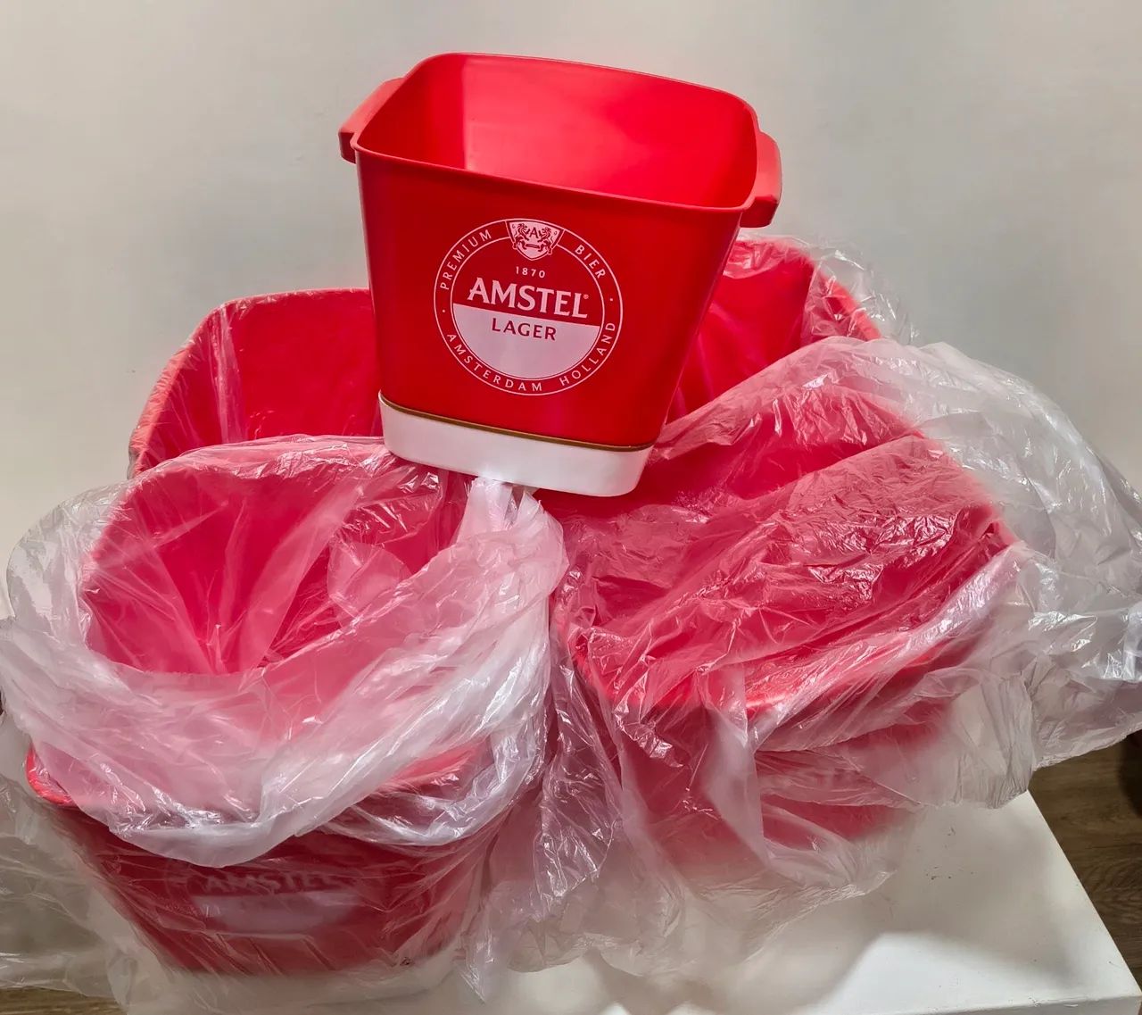 Balde de gelo amstel 4 litros  - Foto 2