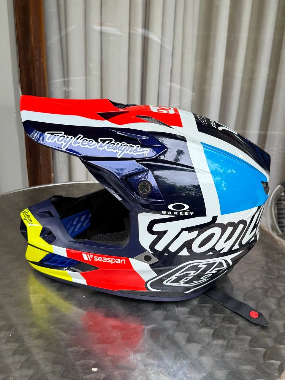 Capacete Troy Lee Designs SE5 carbono único - Foto 5