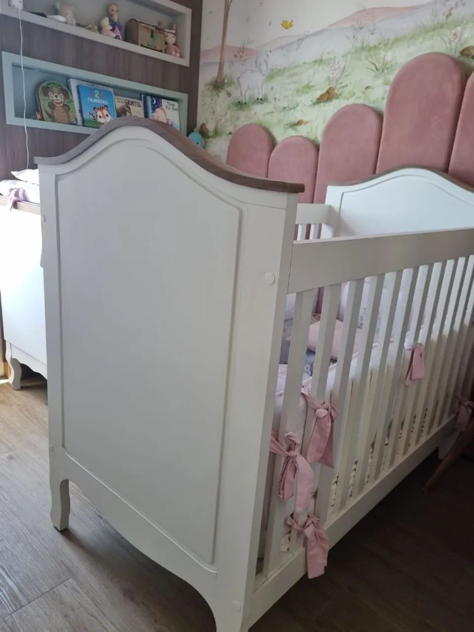 Berço infantil branco 