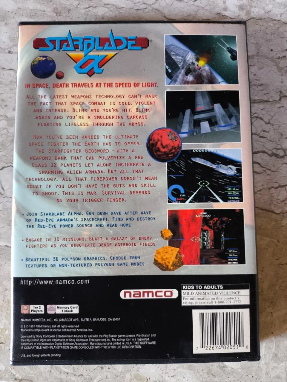 Star Blade long box ps1 raridade - Foto 2