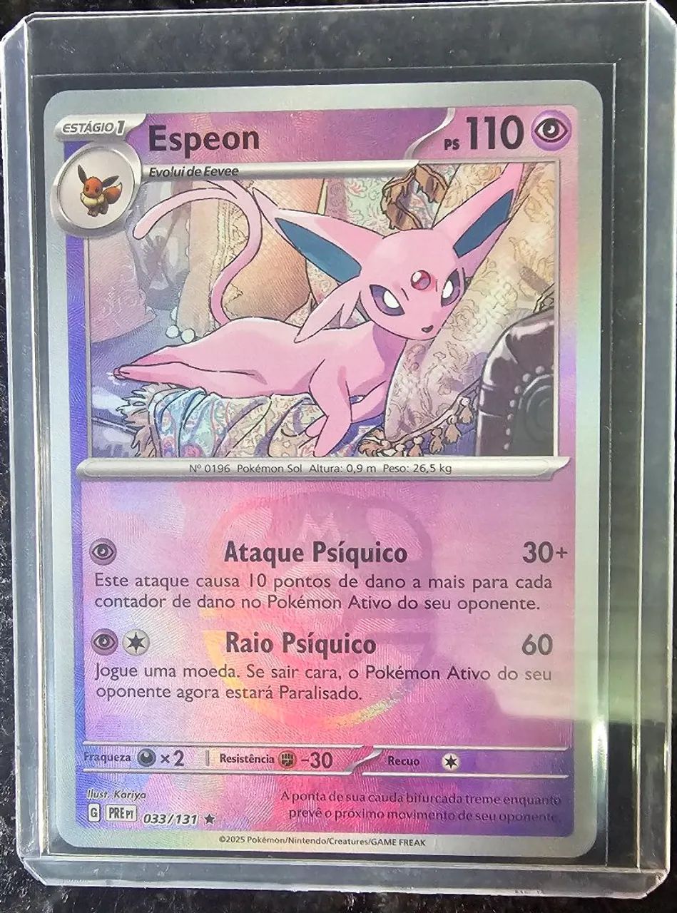 Cartas Pokémon Espeon e Glaceon MasterBall Primastic, (Nm) Vendo separadas - Foto 3