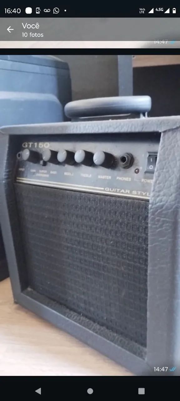 Caixa de som para guitarra 
