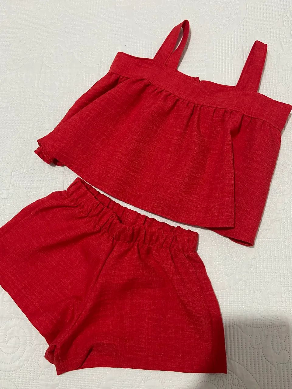 Conjunto infantil vermelho - Foto 4