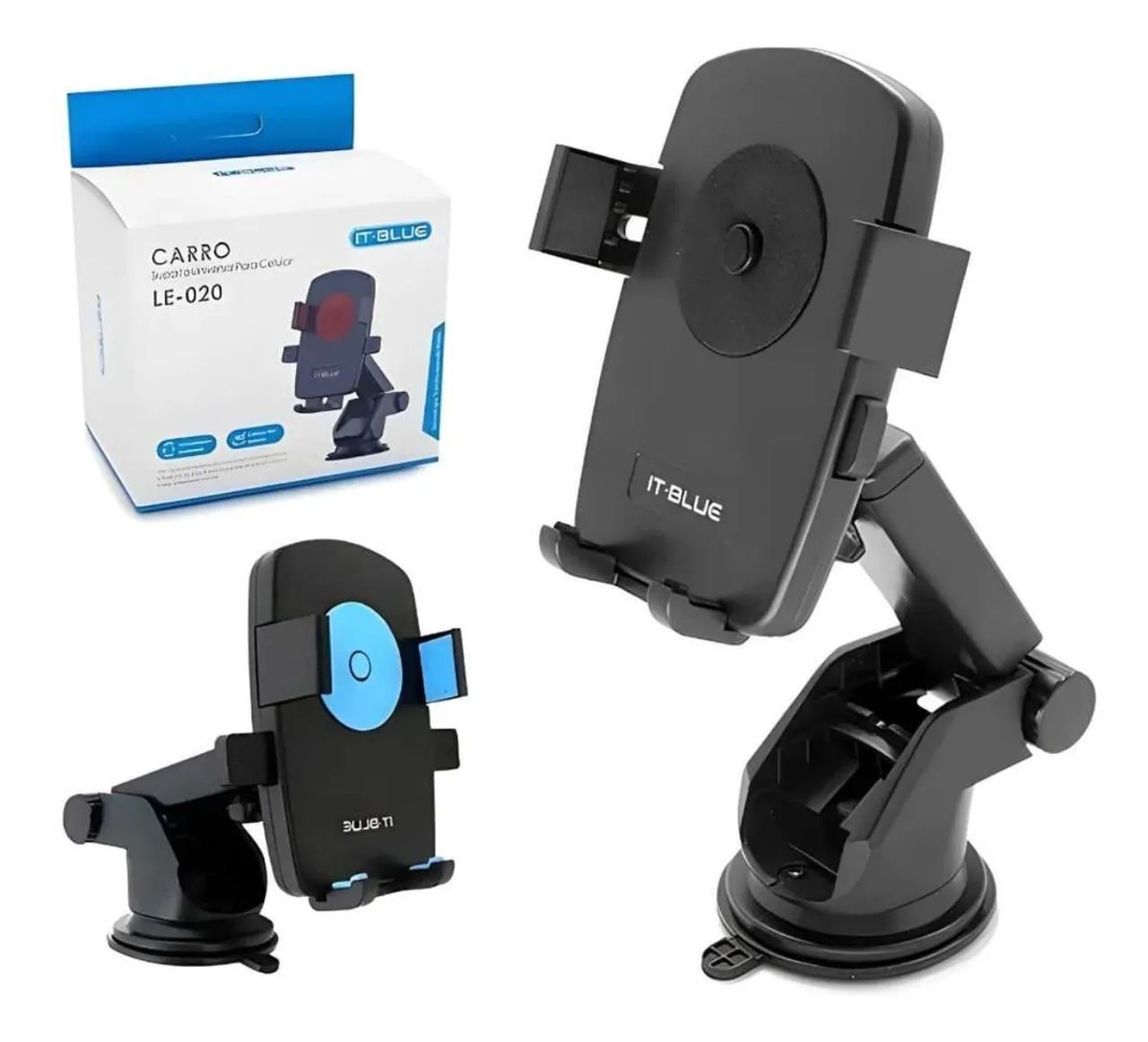 Suporte Veicular Universal Ventosa It - Blue Le-020