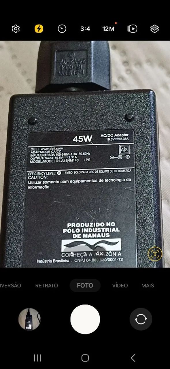 Adaptador para notebook 