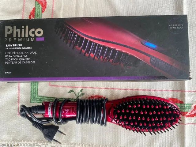 Escova eletrica alisadora Philco Premium