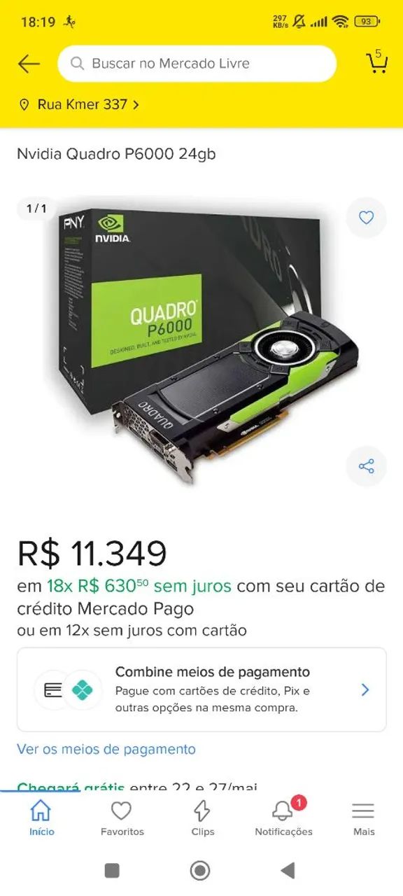 2 Placa de vídeo Nvidia quadro 24GB  - Foto 5