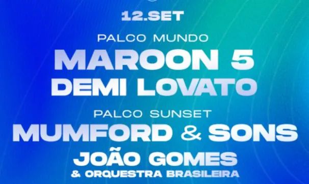 Card Maroon5 - 12/09/26 - Rio de janeiro