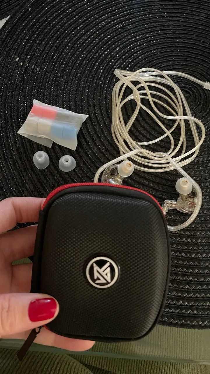 Fone de ouvido kz zax com case - Foto 2