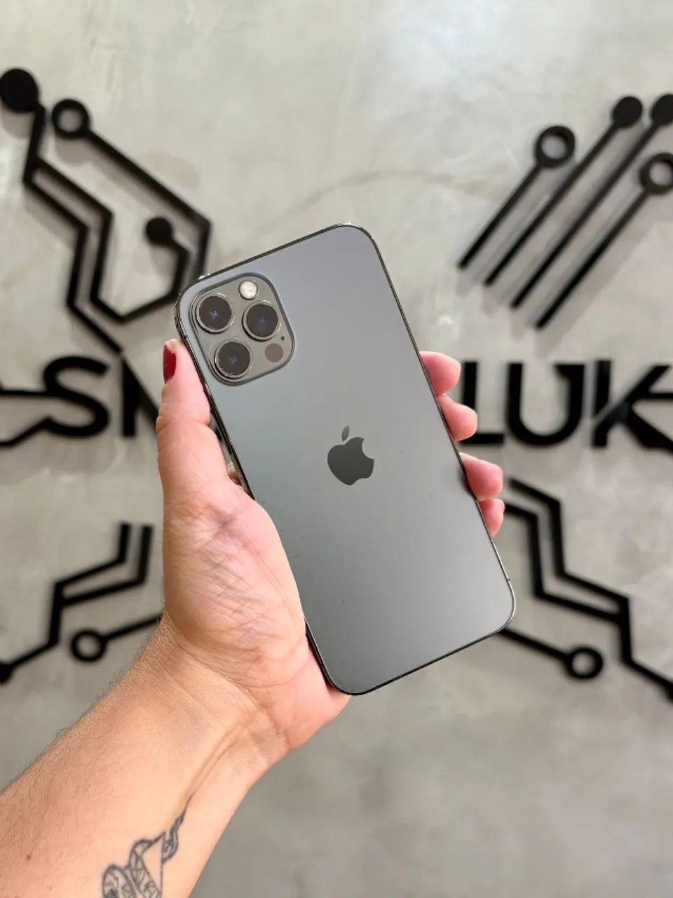 iPhone 12 Pro Grafite 256GB (Nota e 3 meses de garantia)