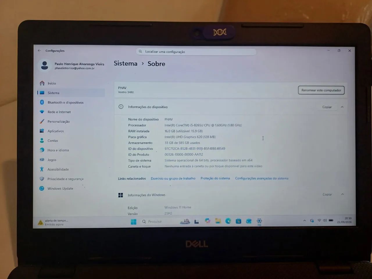 Notebook Dell  - Foto 3